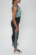 Оптом Костюм для фитнеса женский бирюзового цвета 29001Br, фото 16