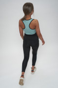 Оптом Костюм для фитнеса женский бирюзового цвета 29001Br, фото 17
