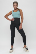 Оптом Костюм для фитнеса женский бирюзового цвета 29001Br, фото 6