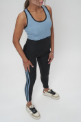 Оптом Костюм для фитнеса женский голубого цвета 29001Gl, фото 14