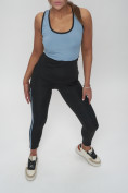 Оптом Костюм для фитнеса женский голубого цвета 29001Gl, фото 16