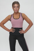 Оптом Костюм для фитнеса женский розового цвета 29001R, фото 13