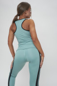 Оптом Костюм для фитнеса женский бирюзового цвета 29002Br в Сочи, фото 22
