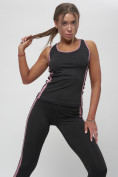 Оптом Костюм для фитнеса женский черного цвета 29002Ch, фото 11