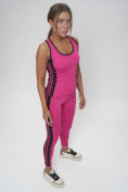 Оптом Костюм для фитнеса женский розового цвета 29002R, фото 12