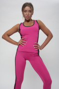 Оптом Костюм для фитнеса женский розового цвета 29002R, фото 16