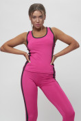 Оптом Костюм для фитнеса женский розового цвета 29002R, фото 21