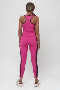 Оптом Костюм для фитнеса женский розового цвета 29002R, фото 5