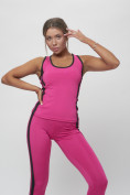 Оптом Костюм для фитнеса женский розового цвета 29002R, фото 8