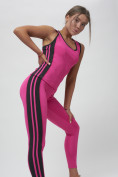 Оптом Костюм для фитнеса женский розового цвета 29002R, фото 9