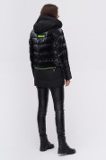 Оптом Куртка зимняя TRENDS SPORT черного цвета 22291Ch в Санкт-Петербурге, фото 10