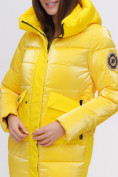 Оптом Куртка зимняя TRENDS SPORT желтого цвета 22291J в Новосибирске, фото 10