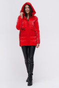 Оптом Куртка зимняя TRENDS SPORT красного цвета 22291Kr в Омске