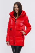 Оптом Куртка зимняя TRENDS SPORT красного цвета 22291Kr в  Красноярске, фото 10