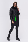 Оптом Куртка удлиненная  TRENDS SPORT черного цвета 22297Ch в Нижнем Новгороде, фото 6