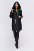 Оптом Куртка удлиненная  TRENDS SPORT черного цвета 22297Ch, фото 9