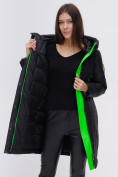 Оптом Куртка удлиненная  TRENDS SPORT черного цвета 22297Ch в Перми, фото 13