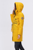 Оптом Куртка удлиненная  TRENDS SPORT горчичного цвета 22297G в Новосибирске, фото 9