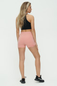 Оптом Спортивные шорты женские розового цвета 3005R, фото 7