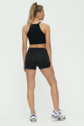 Оптом Спортивные шорты женские черного цвета 3005Ch, фото 8