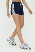 Оптом Спортивные шорты женские темно-синего цвета 3008TS в Перми, фото 9