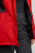 Оптом Горнолыжная куртка женская зимняя красного цвета 3105Kr в Екатеринбурге, фото 9