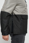 Оптом Куртка-анорак спортивная мужская бежевого цвета 3307B в Екатеринбурге, фото 12