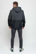 Оптом Куртка-анорак спортивная мужская темно-серого цвета 3307TC в Казани, фото 5