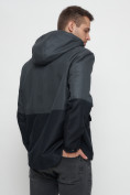 Оптом Куртка-анорак спортивная мужская темно-серого цвета 3307TC в Екатеринбурге, фото 10