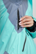 Оптом Горнолыжная куртка женская зимняя бирюзового цвета 3310Br в Екатеринбурге, фото 10