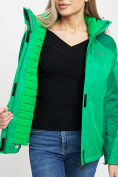 Оптом Куртка демисезонная 3 в 1 зеленого цвета 33213Z в Екатеринбурге, фото 13
