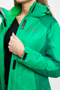 Оптом Куртка демисезонная 3 в 1 зеленого цвета 33213Z в Казани, фото 15