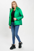 Оптом Куртка демисезонная 3 в 1 зеленого цвета 33213Z, фото 3