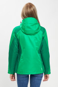 Оптом Куртка демисезонная 3 в 1 зеленого цвета 33213Z в Казани, фото 7