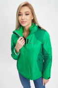 Оптом Куртка демисезонная 3 в 1 зеленого цвета 33213Z в Казани, фото 11