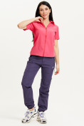 Оптом Спортивные брюки Valianly женские темно-фиолетового цвета 33230TF, фото 12