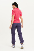 Оптом Спортивные брюки Valianly женские темно-фиолетового цвета 33230TF, фото 13