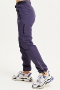 Оптом Спортивные брюки Valianly женские темно-фиолетового цвета 33230TF, фото 3