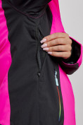 Оптом Горнолыжная куртка женская зимняя розового цвета 3327R в Екатеринбурге, фото 6