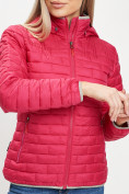 Оптом Стеганная куртка розового цвета 33315R, фото 8