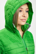 Оптом Стеганная куртка зеленого цвета 33315Z в Екатеринбурге, фото 8