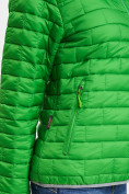 Оптом Стеганная куртка зеленого цвета 33315Z в Екатеринбурге, фото 9