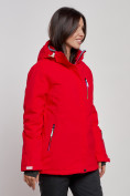 Оптом Горнолыжная куртка женская зимняя красного цвета 3331Kr в Екатеринбурге, фото 2