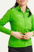 Оптом Ветровка спортивная Valianly женская зеленого цвета 33416Z, фото 3