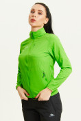 Оптом Ветровка спортивная Valianly женская зеленого цвета 33416Z, фото 5