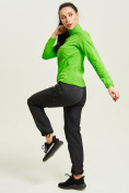 Оптом Ветровка спортивная Valianly женская зеленого цвета 33416Z в Санкт-Петербурге, фото 10