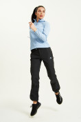 Оптом Ветровка спортивная Valianly женская голубого цвета 33416Gl в Перми, фото 13