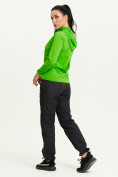 Оптом Ветровка спортивная Valianly женская зеленого цвета 33416Z в Перми, фото 14