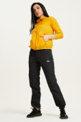 Оптом Ветровка спортивная Valianly женская желтого цвета 33417J в Перми, фото 9