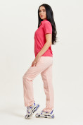 Оптом Спортивные брюки Valianly женские розового цвета 33419R в Екатеринбурге, фото 9